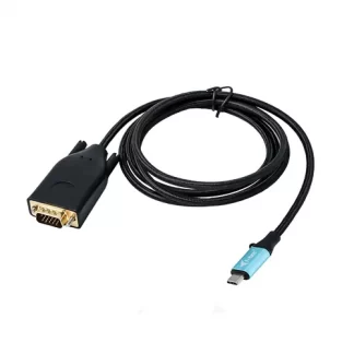 Cablu adaptor USB-C tata la VGA tata, unidirectional, de la PC sau Laptop in monitor, i-Tec